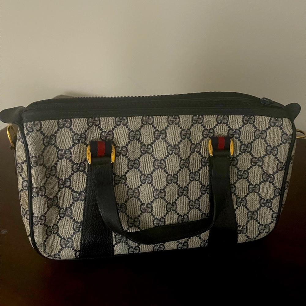 Vintage GG Monogram Gucci Handbag